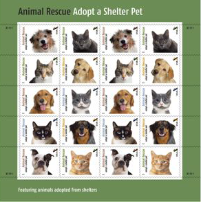 Shelter Pet Stamps